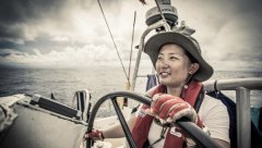 中国女子环球航海第一人宋坤与青岛王博士美丽